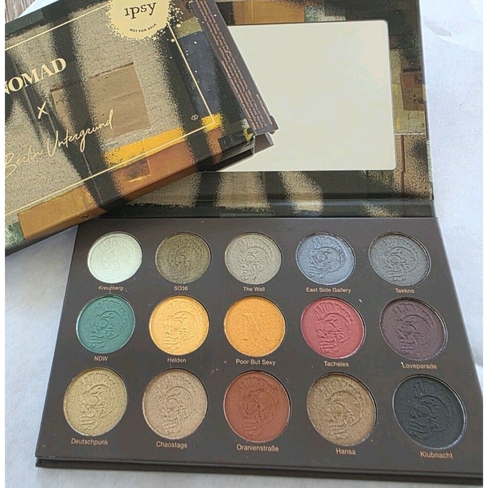 Nomad Cosmetics Limited Edition Berlin Underground Intense Eyeshadow Palette